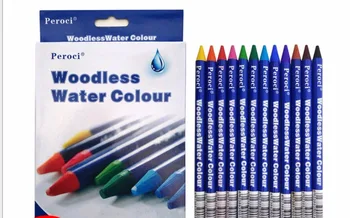 

12 children Woodless color Pencil Coloured Drawing Pencil Art Supplies paniting set Painting Handbook no wood drawing pencil