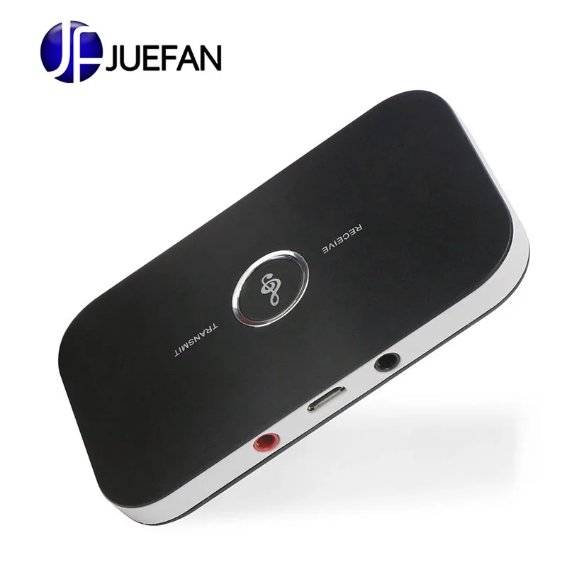 

2 in1 Bluetooth Transmitter Receiver HIFI Wireless Receiver A2DP Portable Audio Player Aux 3.5mm Black Bluetooth Audio Adapter