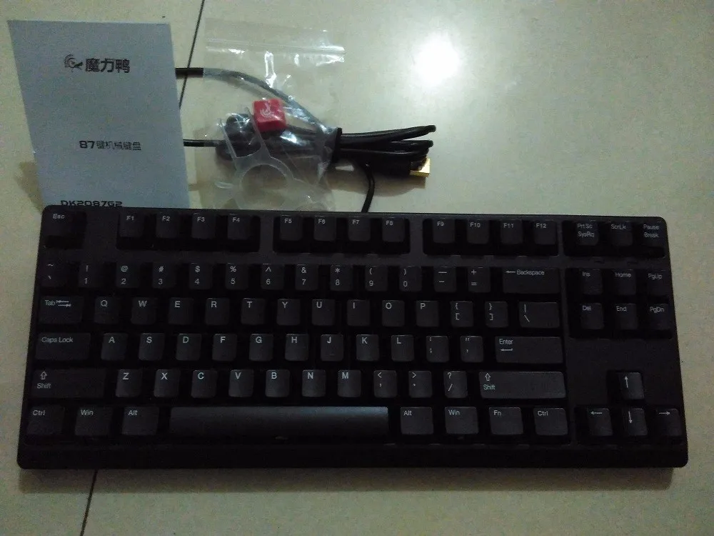 Game keyboard ducky 2087 TKL tenkeyless gaming mechanical