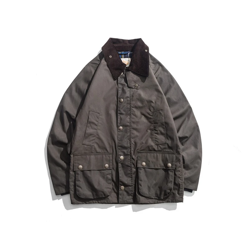 Men's Wax Oil Coat Waxed Waterproof 