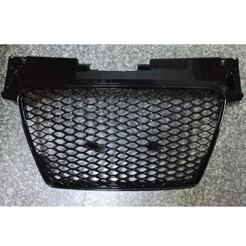

black Front Bumper Grill Grille For Audi TT TTRS Style black frame 2008~2014