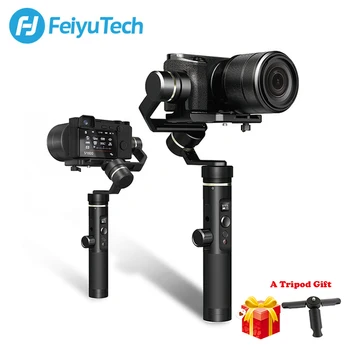 

FeiyuTech Feiyu G6 Plus Splashproof Handheld Gimbal Stabilizer for Smartphone Gopro hero Mirrorless cameras sony as6000 black