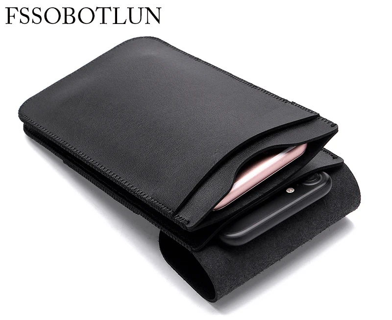 

FSSOBOTLUN,Universal 6.0 inch Double Pocket Waist Belt Microfiber Leather Case For Philips i928/Allview X2 Xtreme/Oukitel K10000