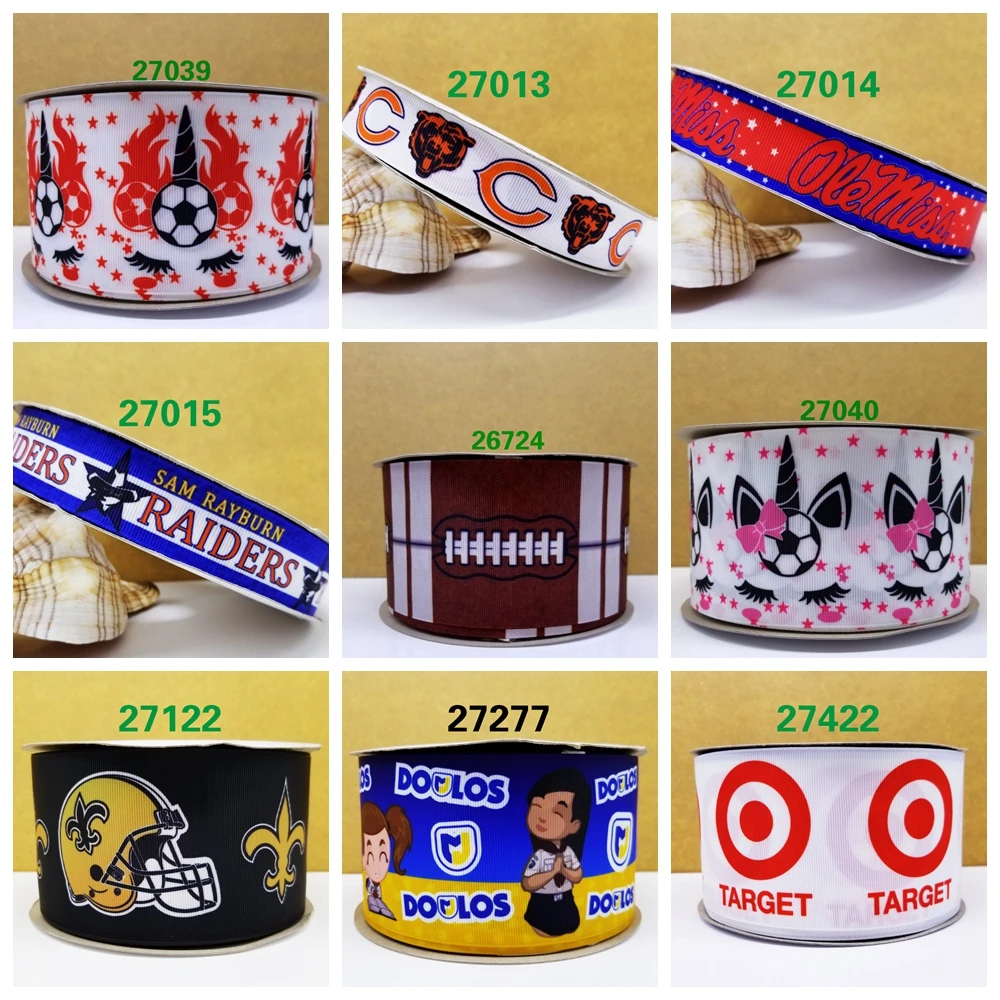 

Free shipping 2018 new arrival ribbons Hair Accessories ribbon 10 yards printed grosgrain ribbons 26724