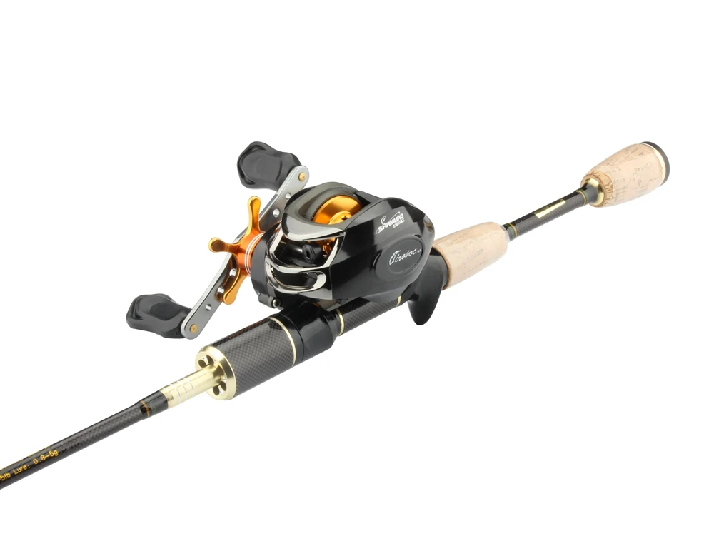 ROSEWOOD UL Casting Spinning Fishing Rod Solid Carbon Travel Rod 1.8m Ideal Rod For Carp, Crappie, Perch, And Bass  (9)