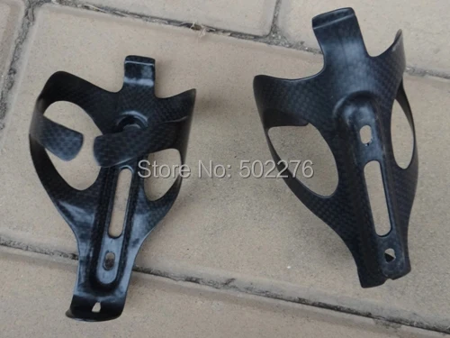 

New Carbon Matt Bike water Bottle cage Holder for MTB Mountain Road Cyclocross TT bicycle - 2 Pcs ( CG033 )