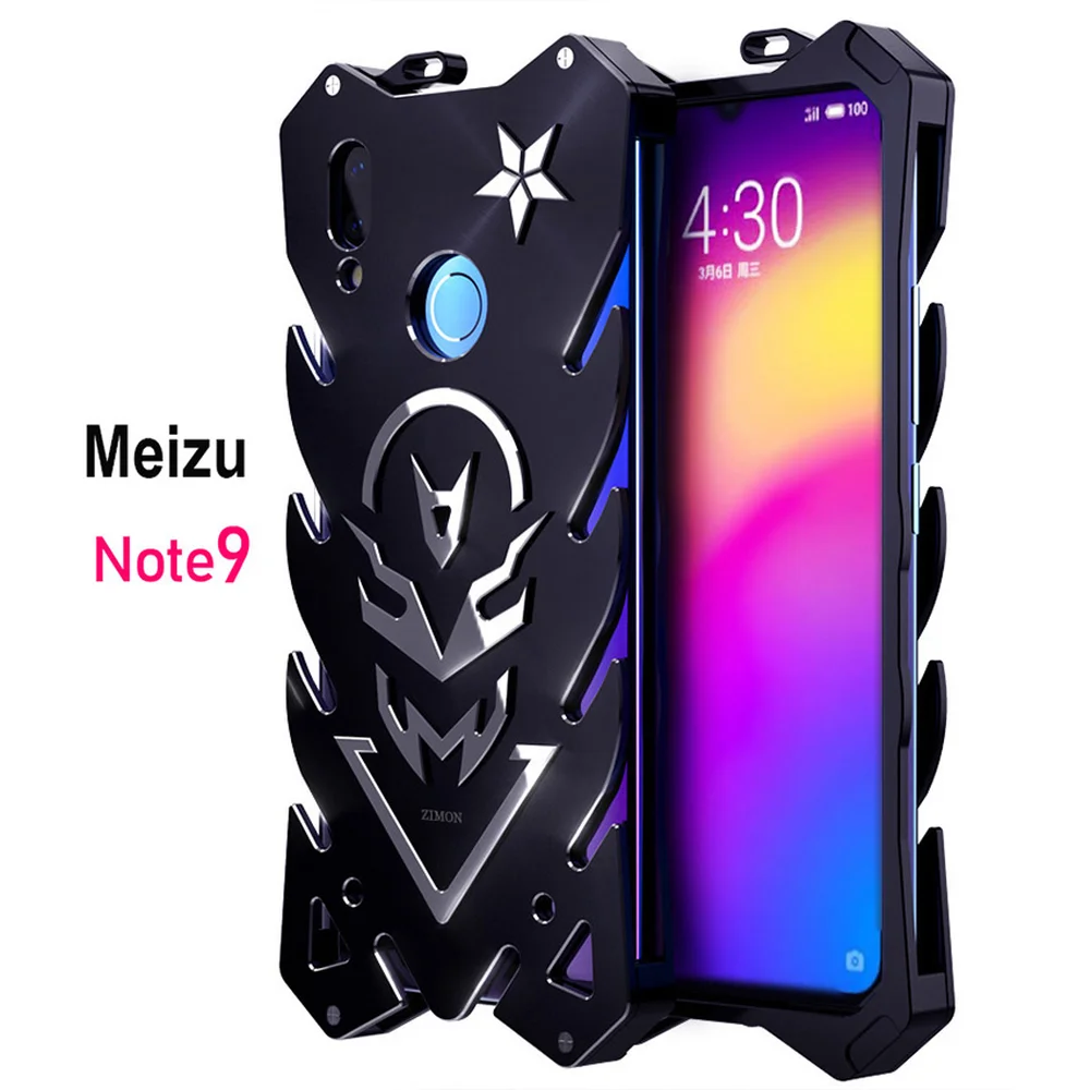 MEIZU Note 9 Case Original Zimon New Thor Series Heavy Duty Armor Metal Aluminum Case for Meizu Note 9 Phone Case 6.2 MEIZU Note 9 Case Original Zimon New Thor Series Heavy Duty Armor Metal Aluminum Case for Meizu Note 9 Phone Case 6.2