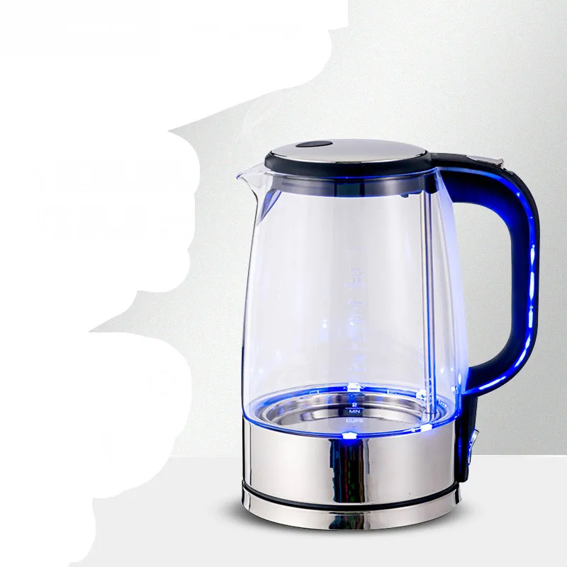 Немецкий импортный прозрачный стеклянный Электрический чайник с защитой от перегрева