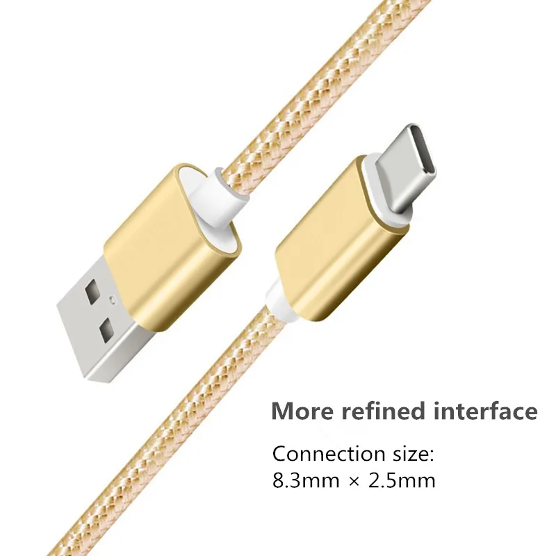 SUPTEC 2.4A usb type-C кабель для Xiaom 8 9 Redmi Note 7 Быстрая зарядка кабель type-C для samsung S9 S10 huawei P20 Pro USB C шнур