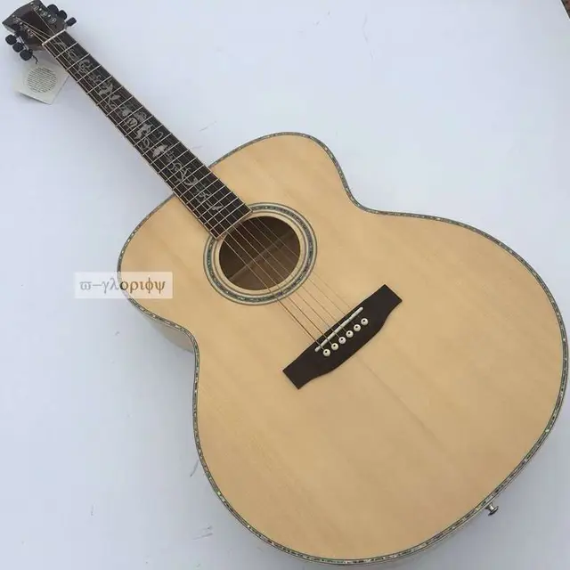 Cheap performance hand-made jumbo guitar