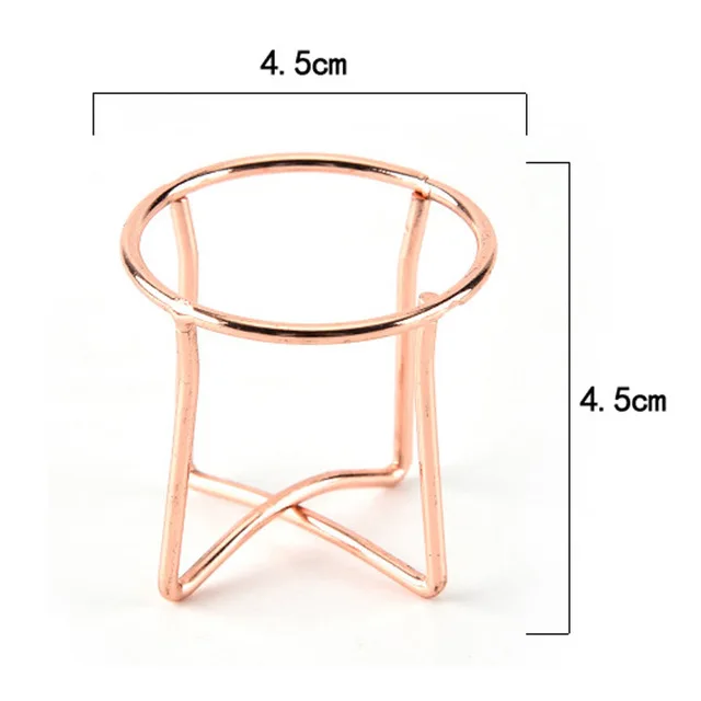Розовое золото макияж слоеный стеллаж сушильная вешалка косметический порошок красоты слоеный блендер стеллаж для хранения яйцо кронштейн губка сушильная подставка держатель