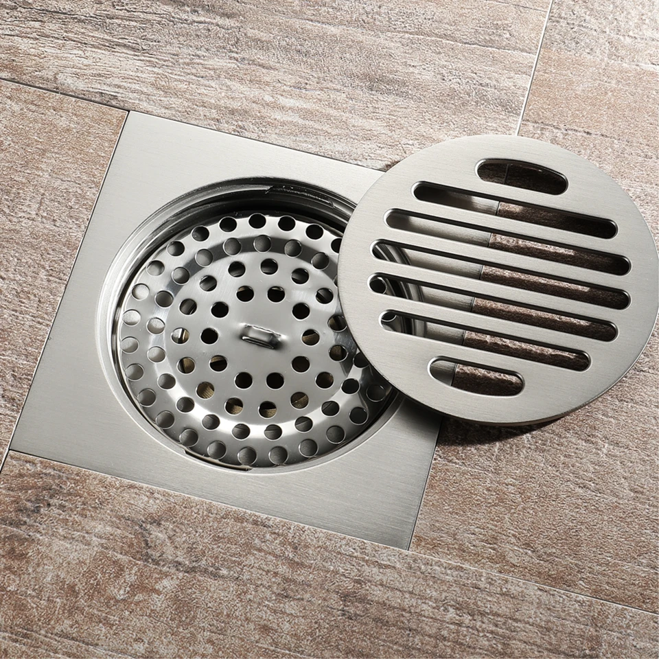 Frap Quality Copper Shower Floor Drain Waste Drainer Ordinary Bathroom Floor Drains Drain Linear Shower Bath Drain Cover Y38105