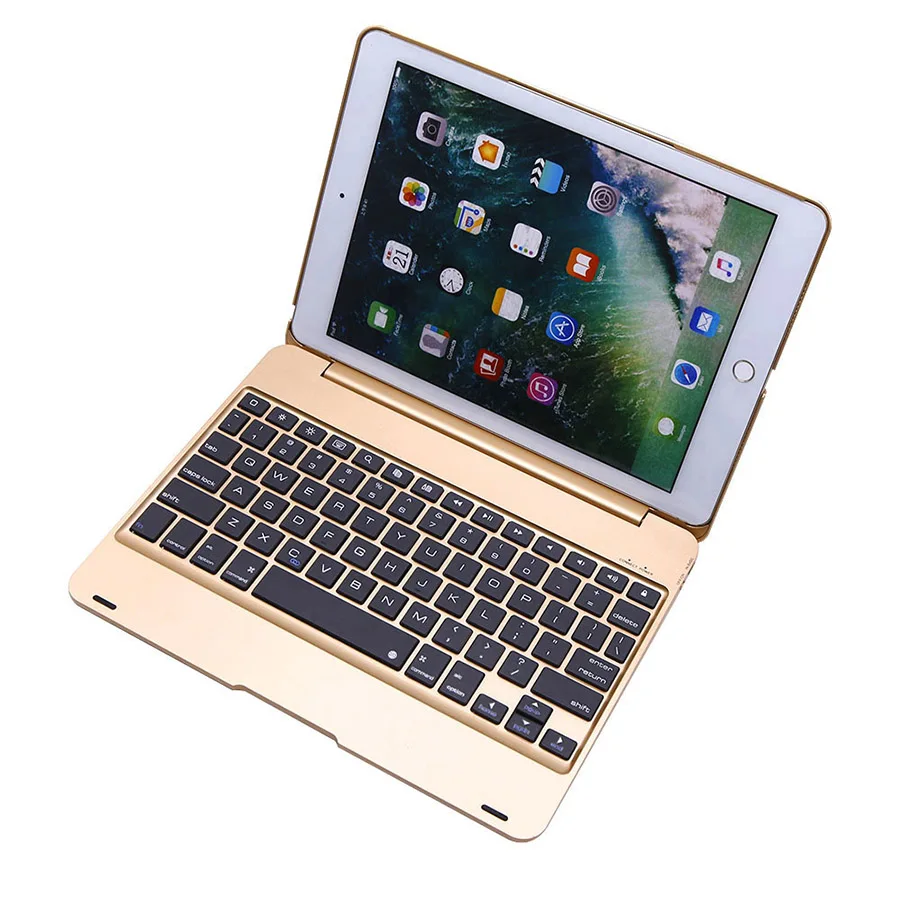 Bluetooth Keyboard Case for New iPad 9.7 inch 2017 2018 Air 2 Air 1 Pro 9.7 Tablet Protective Case Wireless Keypad Stand Cover (1)