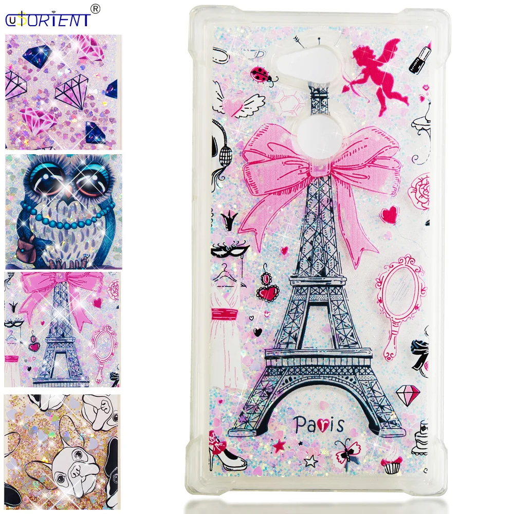 

Quicksand Case For Sony Xperia L2 Glitter Dynamic Liquid Silicone Shockproof Cases H3311 H3321 H4311 H4331 Bumper Cover Funda