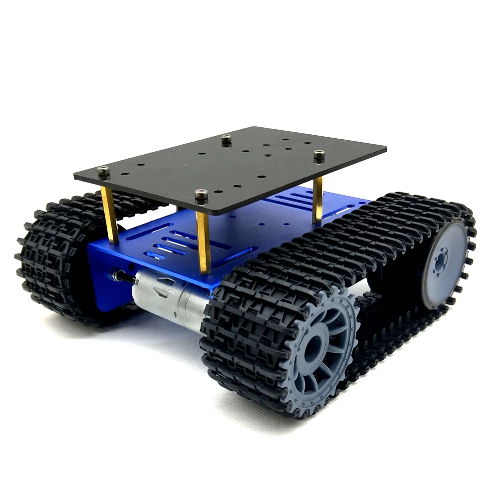 

Mini T10 Smart Robot Tank Chassis Tracked Car Platform with TT Motor for DIY Robot Toy Part