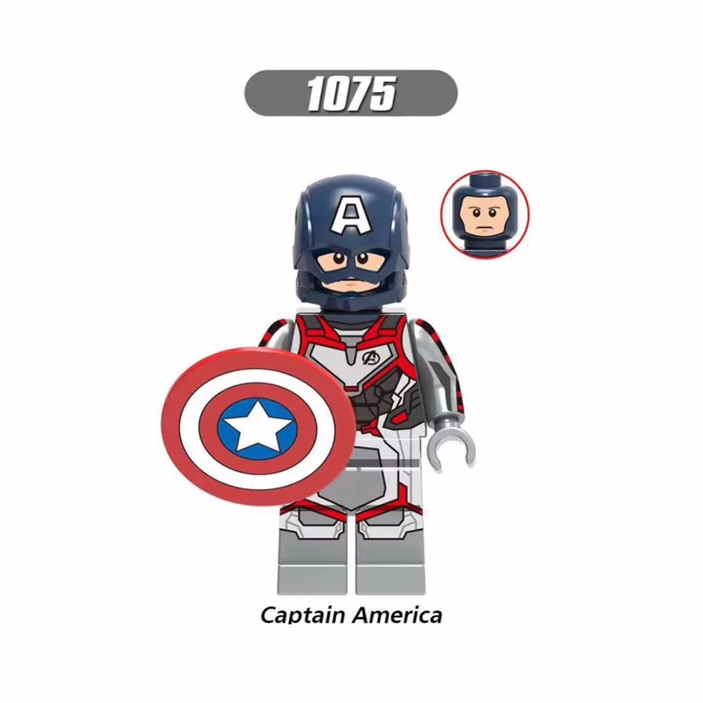 Legoing Marvel Avengers Endgame Thanos Super Heroes Thor Iron Man Captain America Harry Quinn Building Blocks figures kids toys