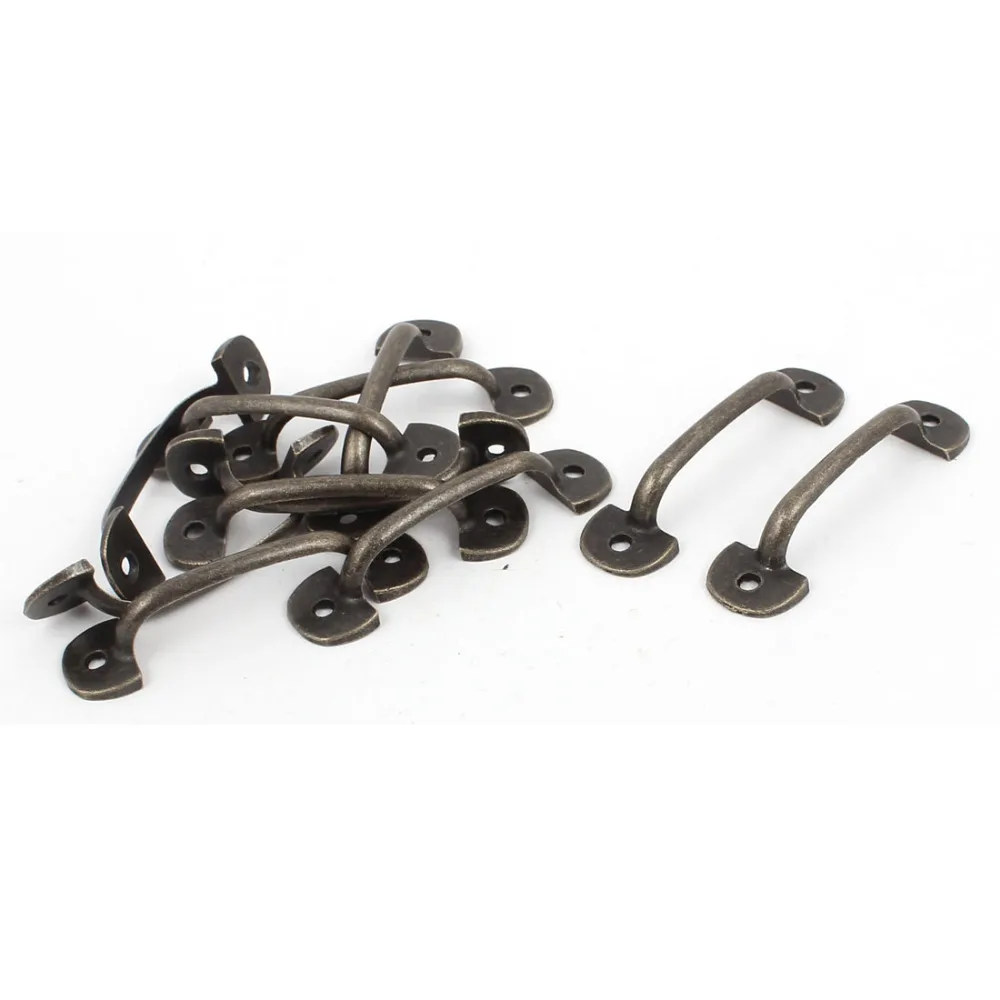 

Uxcell 10Pcs Jewelry Box 60mmx16mmx10mm Zinc Alloy Vintage Style Bow Pull Handle for Cabinet, Bin, Wardrobe etc Hot Sale