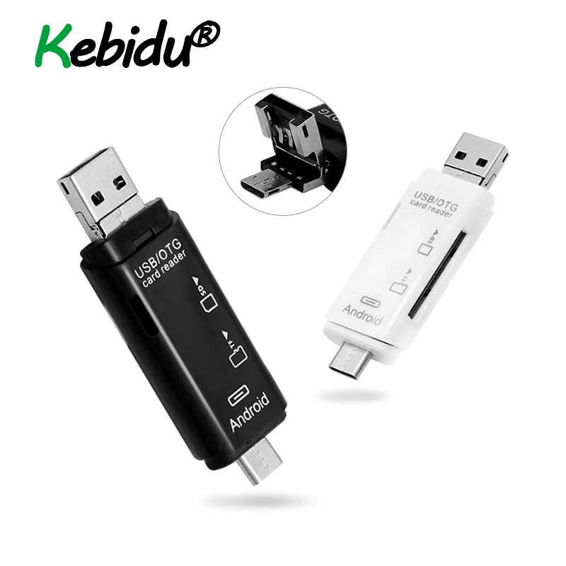 Type C Micro USB USB SD TF Card Reader 3 in 1 OTG Card Reader High-speed Android 