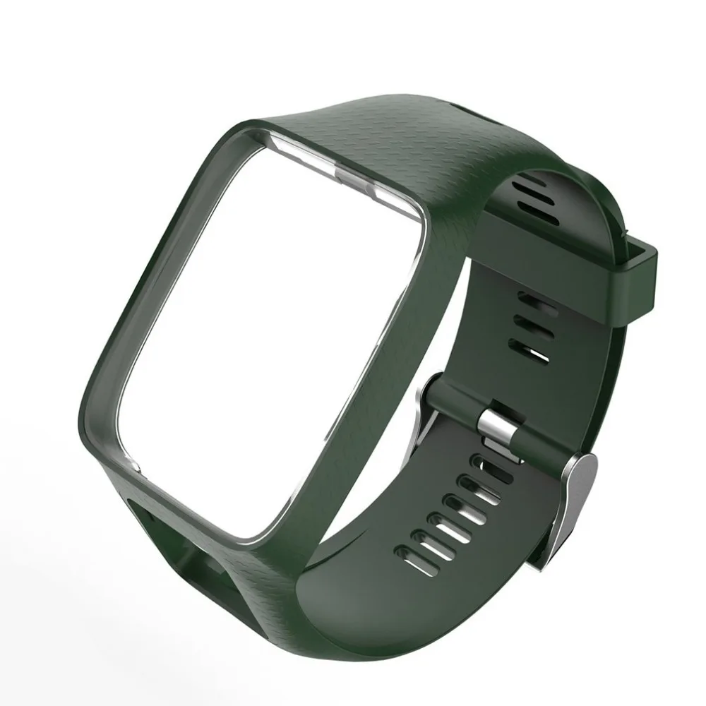 Силиконовый сменный Браслет для часов Ремешок TomTom Runner 2 3 Spark gps часы мягкий