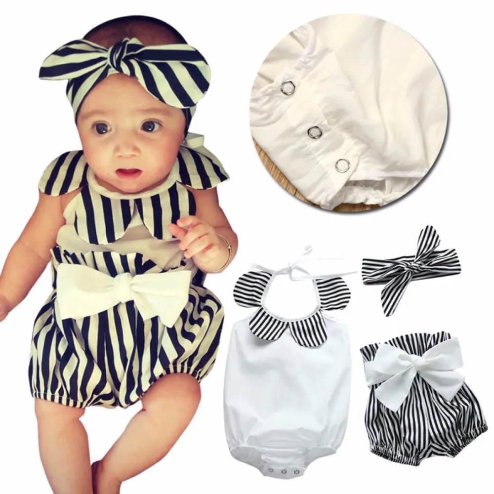 Baby girl clothing set lace T shirt+pants+headwear Infant girls clothes sets toddler summer