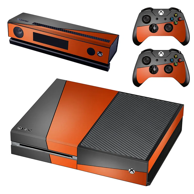 Для Microsoft Xbox One защитная кожа Наклейка на консоль & Kinect 2 шт контроллер наклейка s