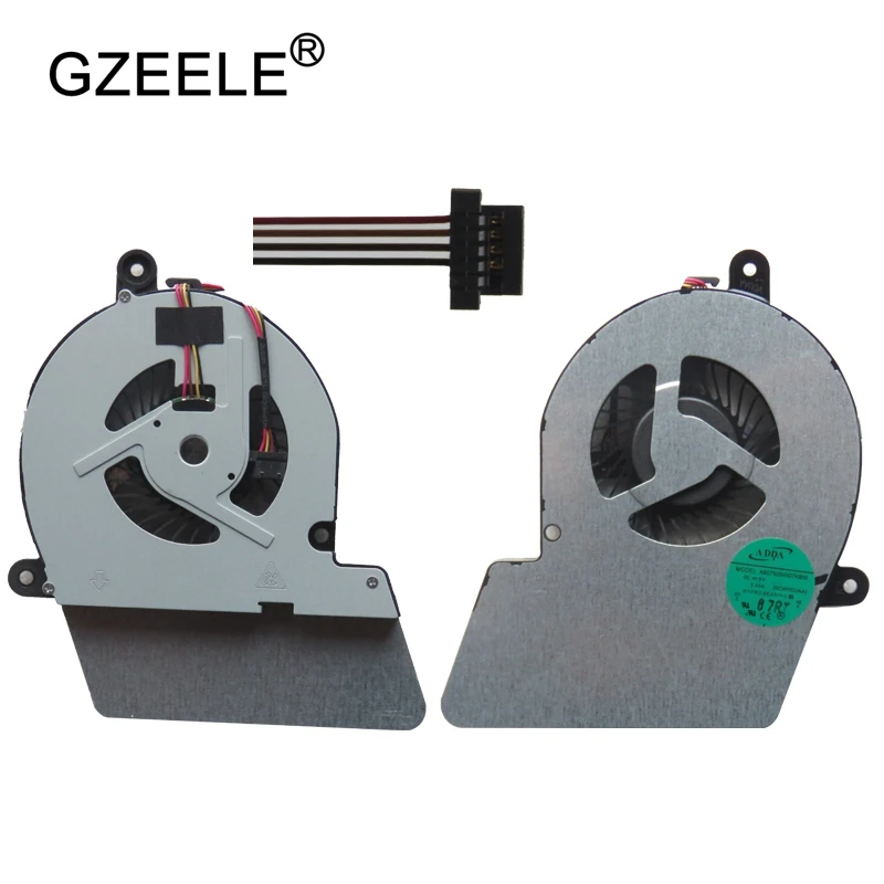 Gzeele new laptop cpu fan تبريد لتوشيبا u900 u940 للستالايت u945 محمول استبدال الملحقات cpu تبريد مروحة