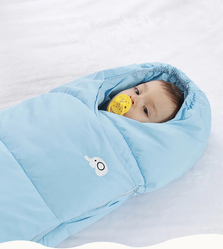 Зимний, утепленный, для детей спальные мешки для кровать эргономичный Хлопок Детские спальные мешки матовый новорожденных конверт пеленка