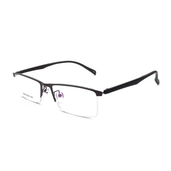 

Handoer Half Rim Browline Optical Glasses Frame for Men Eyewear Half Rimless Spectacles Glasses Optical Prescription Frame