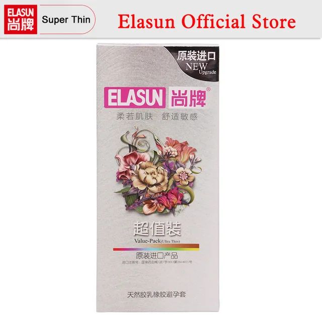 Best Offers Elasun 100pcs Ultra Thin Large Oil Super Soft Condom For Adults Transparent Natural Latex Rubber Condoms Intimate Goods