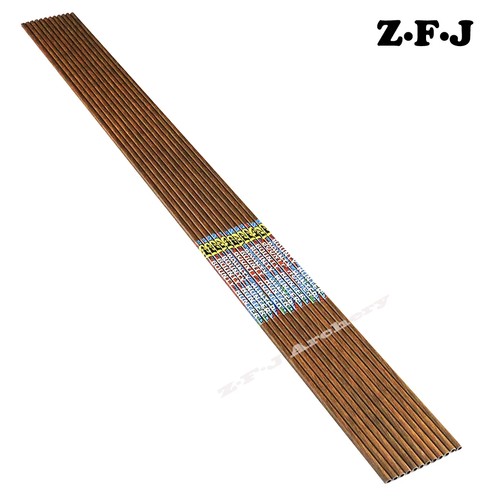 Pure Carbon Arrow Shafts Spine 600 700 Carbon Shaft ID 4.2mm OD 5.6mm