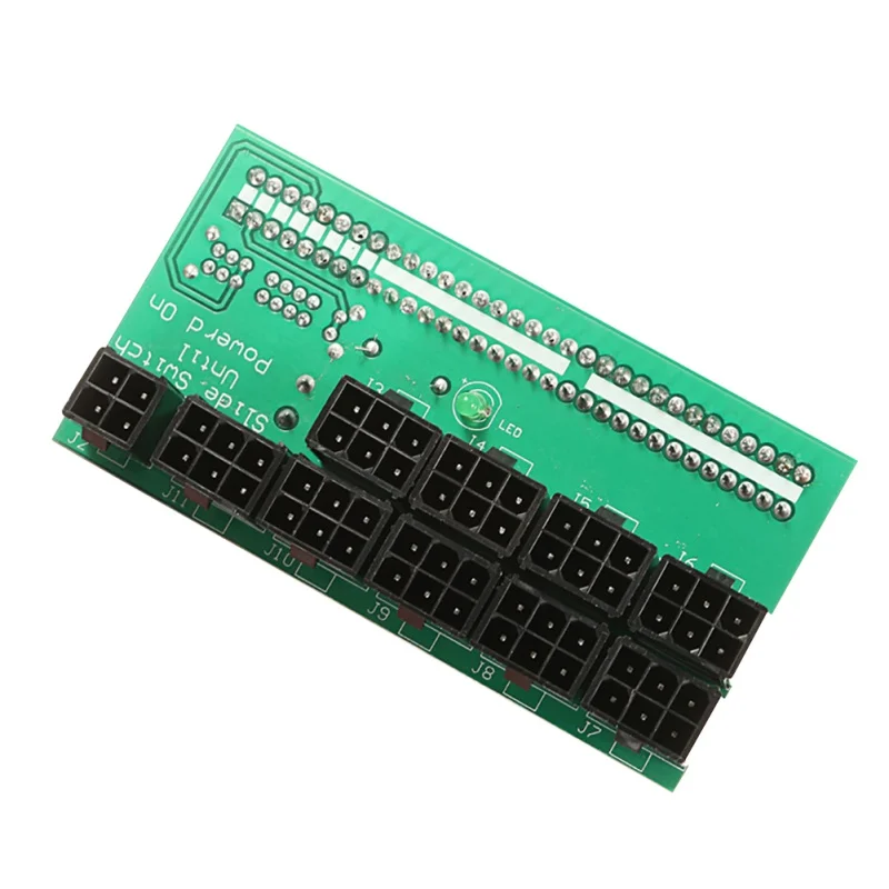 DPS 1200FB / QB 6 Pin A Блок питания Breakout плата адаптер для добычи эфириума|Компьютерные