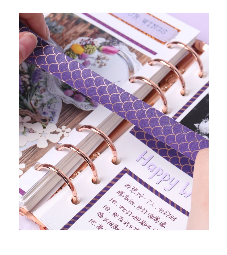 Никогда не Русалка серии Washi клейкая лента набор планировщик для скрапбукинга декоративная маскирующая лента школьный дневник аксессуары