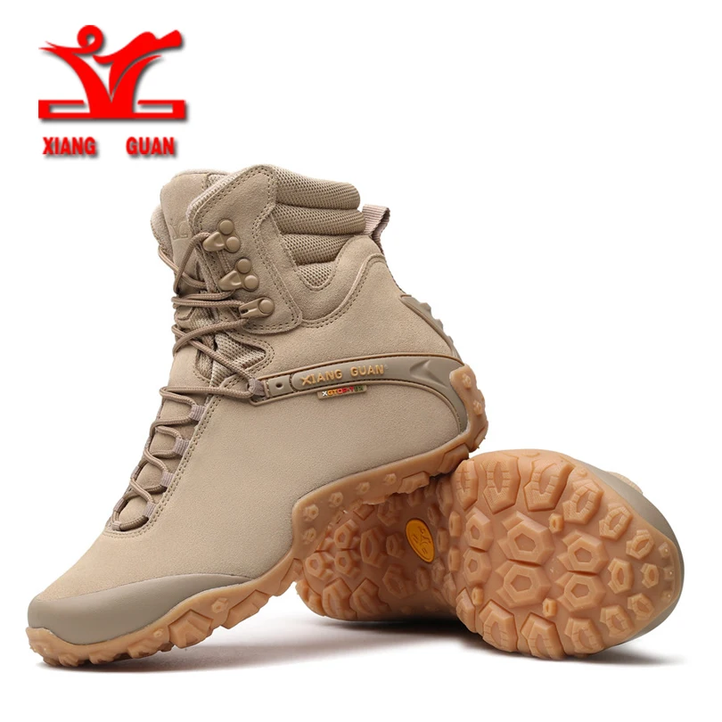 XiangGuan/Новинка Зимние износостойкие женские ботинки для кемпинга Тактические