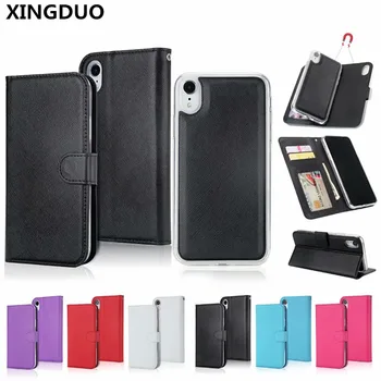 

XINGDUO For Samsung S9/S9 Plus/S8/S8 Plus PU leather 2 in 1 Separable magnetization wallet case Samsung S7Edge Note 8 Note9shell