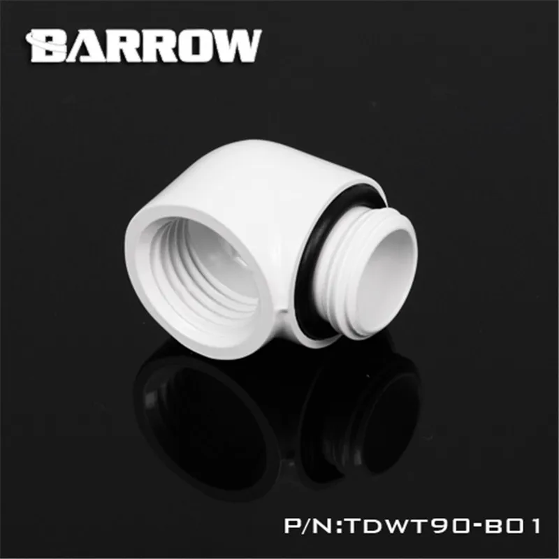 

Barrow G1/4 Reversing Fitting 90 degree Adapter ( Female to male ) for computer water cooling TDWT90-B01
