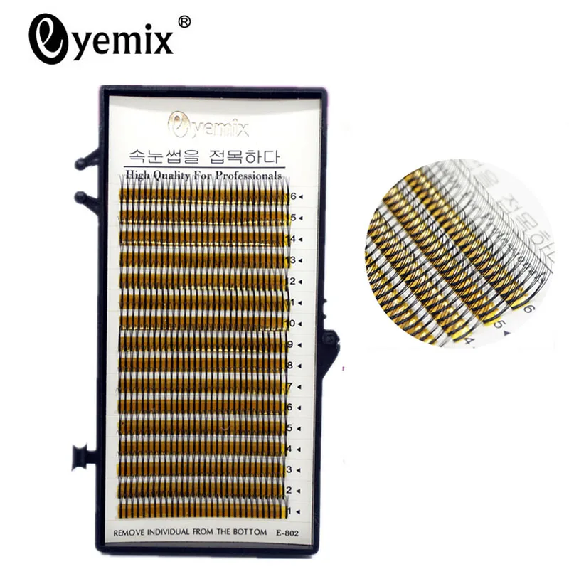 

Free Shipping W Eyelash Extension 0.15 Thickness 8 10 12 14mm Mink False Eyelash Korea Eye Lash Makeup Tools