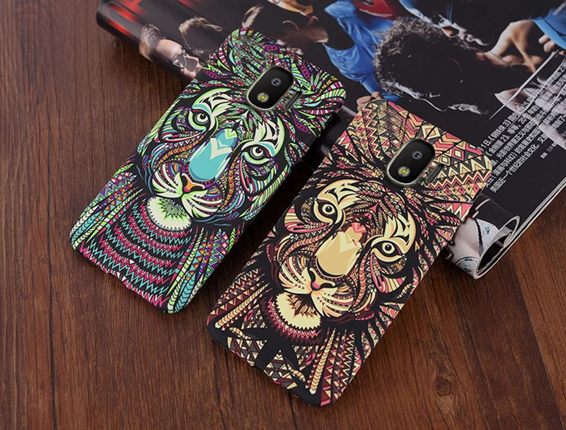YonLinTan Coque, чехол, чехол для samsung Galaxy J4 j 4 мобильный телефон слон тигр животное Аватар жесткий пластик 3D