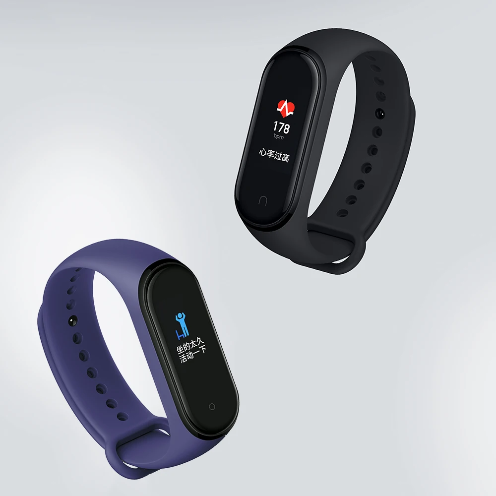 Xiaomi Mi Band 4, Умные часы цветной экран Bluetooth 5.0 Смарт-браслет Фитнес-сердечный ритм 135 мАч Смарт-браслет Смарт-часы Браслет здоровья смарт браслет фитнес браслет