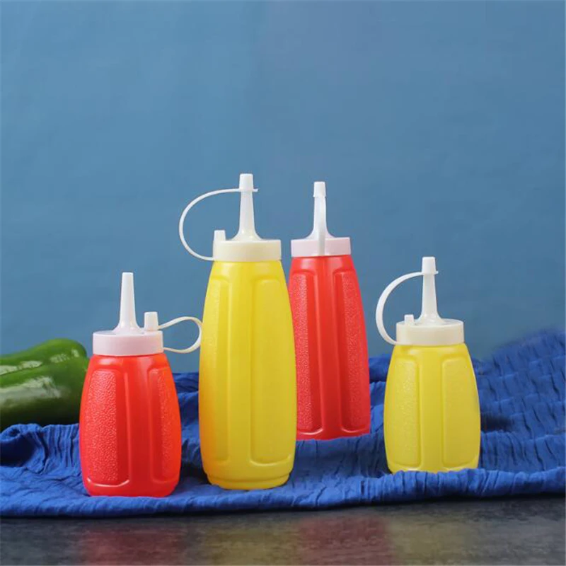 2 ピース セット調味料醤油ボトルプラスチックスクイーズボトルケチャップサラダ調味料入れビンオイル酢ボトルキッチンアクセサリー Storage Bottles Jars Aliexpress