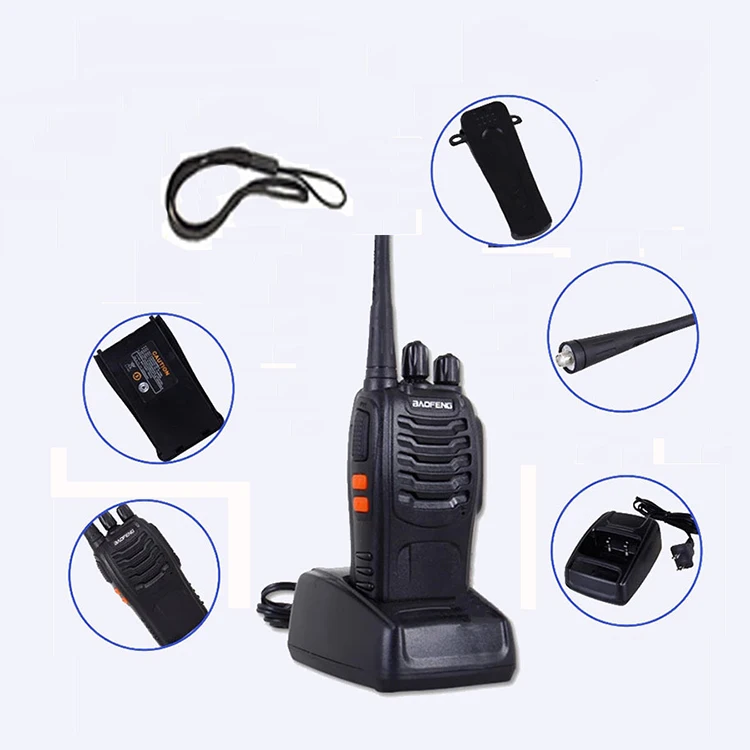 Оригинальная рация PPT Bao feng BF 888S 5 Вт Pofung Police Equipment с удобной Uhf мобильное радио 888