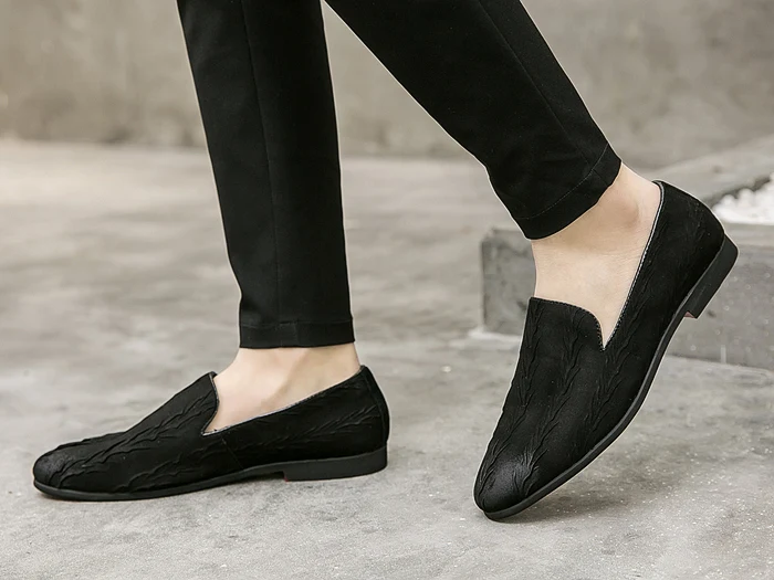 

Men's leather Loafers Mens Casual soft Moccasins Oxfords Shoes Man Party Driving Flats British Style Fashion retro leather Shoes
