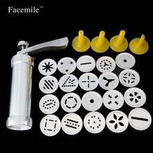 Cookie Presse Biscuit Maschine Maker Kuchen Machen Dekorieren Gun Küche Aluminium Icing Sets 03077