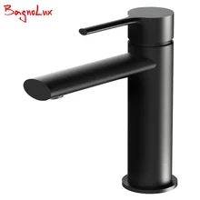 2017 Wholesale Bathroom Faucet Black Solid Brass Bathroom Solid Basin Crane Cold and Hot Water Mixer Single Handle Hole Tap цена 2017 Wholesale Bathroom Faucet Black Solid Brass Bathroom Solid Basin Crane Cold and Hot Water Mixer Single Handle Hole Tap цены онлайн