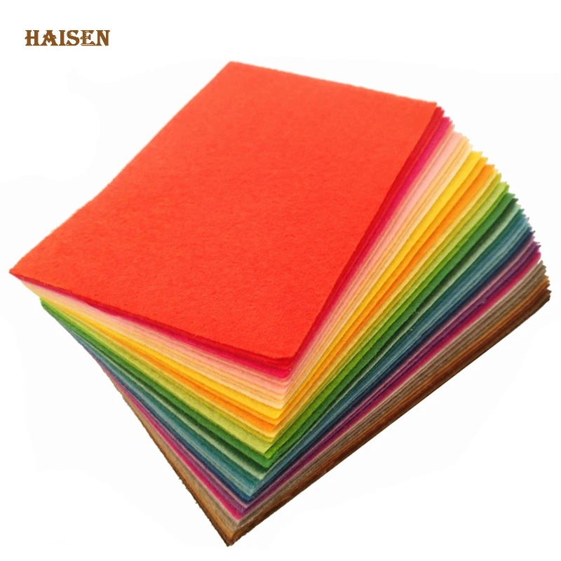 10/20/40pcs Felt Sheets Multi Color Variety Pack 15x15cm Felt Pieces Felt  Squares 1mm Thickness