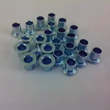 16PCS! Free shipping roller skates skate wheels accessories center bearing bushing sleeve Skate wheels sleeves