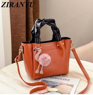 

2019 newWomen Bag Vintage Handbag Casual Tote Fashion Women Messenger Bags Shoulder Bag Top-Handle Purse Leather