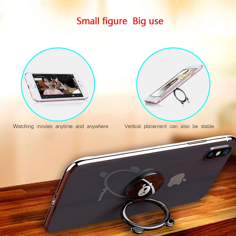 Metal Finger Ring Holder For iPhone 8 X Samsung Mobile Phone Ring Holder Stand For iPad Tablet GPS Magnetic Car Holder Stand