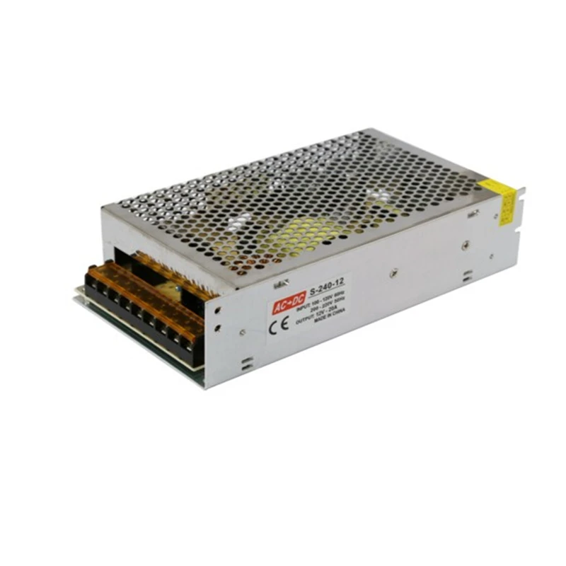 

3D Printer Supplies 240W Switch Power Supply Driver Led Light Display Dual-input Centralized Monitoring 3D Printer Parts