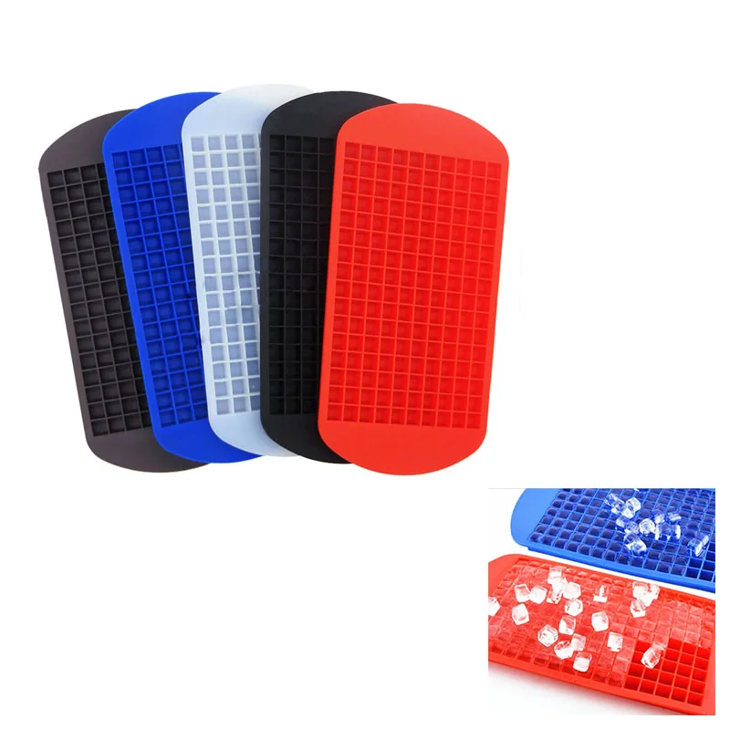 

Hoomall 96/160 Grids Food Grade Silicone Ice Tray Fruit Ice Cube Maker DIY Small Ice Cube Mold Square Shape Kitchen Accessories