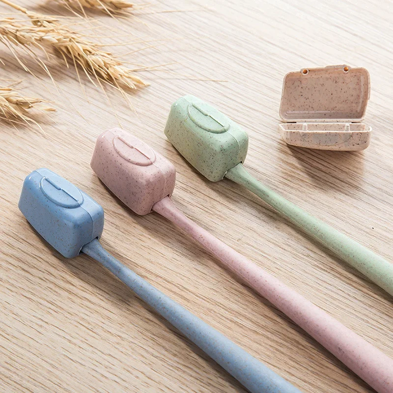

4pcs/set Portable Toothbrush Holder Protection Cover Storage Box Toothbrush Headgear Anti-bacteria Kits Outdoor Travel Supplies